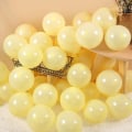 Miniatyrbilde 1 av 5: 200 stk. Pastellgule ballonger 5 tommer Mini Macaron Latex Ballonger