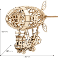Miniatyrbillede 4 af 4: Træpuslespil 3D Jigsaw Mekanisk Model Konstruktionslegetøj Gave