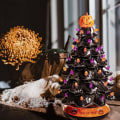 Miniatyrbild 7 av 7: Halloween-träd Halloween-lysande dekoration prydnader Halloween