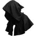 Miniatyrbillede 1 af 3: Halloween Grim Cowl Kappe Cosplay Kostumer Hætte Poncho
