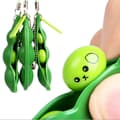 Nyckelring, 3-pack Squishy Bean Squishy Nyckelring Squishy Sojaböna Sq