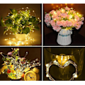 Miniatyrbillede 5 af 5: 10 LED-eventyrlys med kork, 10 stk. romantisk hvidt lys