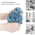 Miniatyrbillede 3 af 5: 3 stk. Mikrofiber håndklæde, Mikrofiber Chenille, Køkken Absorberende håndklæder Plys Vaskeklud Hængende håndklæde Svampe Hurtigtørrende håndklæde