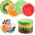 Miniatyrbillede 1 af 5: 4 stk. 15,7 tommer runde frugtpuder fyldte pyntepuder 3D Wat