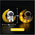 Miniatyrbillede 2 af 5: Astronaut Mini Byggeklodser Mikro Byggesæt Til Børn