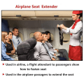 Miniatyrbilde 4 av 5: Flysetebelteforlenger, Universal Justerbar Flysetebelte Deler med Rustfritt Stål Spenneklips 20-80 CM Flyselskaper for Reise