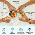 Pikkukuva 4 / 5: 2x Surferin rannekorusarja miehille ja naisille - boho hippie - lisävaruste