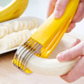 Miniatyrbillede 2 af 5: 2-pak bananslicer, ABS + rustfrit stål frugt- og grøntsagsskiver