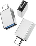 Miniatyrbillede 1 af 5: USB C til USB 3.1 OTG-adapter (3-pak), USB Type C-han til USB A