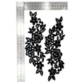 Miniatyrbild 2 av 5: 2 blommor à 28 x 14 cm En bit, Ecusson Patch Badge Applique Fl