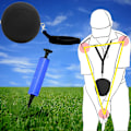 Miniatyrbild 1 av 5: Golfboll, Golfsvingstränare Träningsboll, Hjälp Assist Boll Träningsundervisning, Justerbar Smart Arm Träningsställning Till (Black)