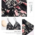 Miniatyrbilde 5 av 6: Dames Silke Pyjamas Set Pyjamas Jenter Damer Pyjamas Sateng Pyjamas