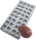 3D Påskeæg Chokoladeforme Transparent Polycarbonat DIY Hånd