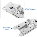 Miniatyrbillede 4 af 5: 8 stk. Sektionssofakopplere, Galvaniseret Jern Sofa Sektion C