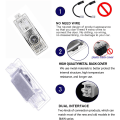 Miniatyrbild 2 av 6: LED-projektor för bildörrar, 4-pack 3D-spökljusuppgradering välk