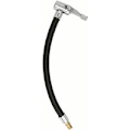 Miniatyrbilde 2 av 4: Sykkel motorsykkel bil dekk luft inflator slange oppblåsbar slange slange dekkventil tilkoblingsslange tilkobling luftchuck inflator kompressor pumpe forlengelsesslange adapter, modell: Svart 20cm ikke-deflatert
