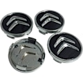 Miniatyrbilde 1 av 3: Sett med 4 sorte navkapsler kompatible med Citroën C1, C3, C4, C5,