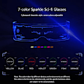Pikkukuva 5 / 5: LED-valolasi 7 väriä Led-lasi Cyberpunk Neon -lasi