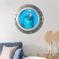 Miniatyrbilde 2 av 5: To sett med 35x35cm simulerte porthole ubåt maneter vegg