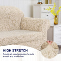 Pikkukuva 2 / 5: Sofa- ja sohvanpäällinen 2-osainen Jacquard Damask -irtopäällinen