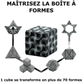 Miniatyrbillede 4 af 5: One Piece Tredimensionelt Magnetisk Rubiks Kubus (Flammerød), A