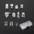 Miniatyrbillede 1 af 5: 11 stk. trykfod, symaskine kit udskiftning trykfod P