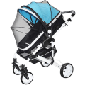 Miniatyrbilde 1 av 5: Universal Myggnett for Barnevogn, Myggnett for Baby Pram - Sammenleggbart Myggnett for Barnevogn, Anti-Insektbeskyttelse