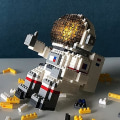 Miniatyrbild 2 av 5: Astronaut Mini Byggklossar Mikro Byggsatser För Barn