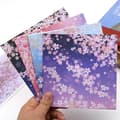 Origamipapper - 60 ark vikpapper 15*15cm - Japanska körsbär