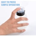 Miniatyrbilde 5 av 5: 2 stk. 250 ml tomme pumpeflasker, sminkefjerner pumpeflaske, neglelakkfjernerdispenser, trykk ned rengjøringsmiddelfjernerflaske, for neglekunstverktøysett