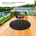 Miniatyrbillede 1 af 5: Stor genanvendelig brandgrube måtte til terrasse/ildfast måtte/gløde måtte/pro