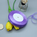 Pikkukuva 1 / 4: Kiinteä Organza-nauha 1 rulla 50 jaardia käsityöjousi juhlakoriste pakkausnauhat (violetti, 1/2\"(12mm))