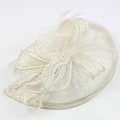 Miniatyrbillede 3 af 5: Elegant Dame Fascinator Hat Brude Fjer Hårklemme Royal Ascot