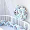 Miniatyrbillede 2 af 5: Tremmesengsramme, babyseng, babysengs bumper, flettet sengsramme, 4-lags w
