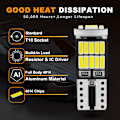 Miniatyrbilde 2 av 5: 10 stk dekoding lampe T10-4014-26smd superlys LED bred
