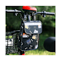 Miniatyrbillede 1 af 5: En sort trompet Vandtæt Cykel Styrtaske med Touch