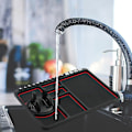 Miniatyrbillede 3 af 5: Bilinstrumentbræt Anti-Slip Måtte Pad Gps Mobiltelefon Holder Stativ Nummerplade Tilbehør（Sort）