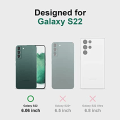 Miniatyrbillede 2 af 5: (Grøn) Etui Kompatibel med Samsung S22 Stødsikkert Silikon TPU C