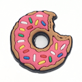 Miniatyrbillede 4 af 5: 11 stk. 3D-clogsandal-pynt (donuts og mælkete), skosmykker, søde skopynt til clogsko, sandal, armbånd, gør-det-selv
