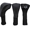 Pikkukuva 2 / 5: 3 Pack Musta Golf-mailan Päällinen Driver 1 3 4 5 7 X Fairway Woo