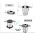 Miniatyrbillede 2 af 5: Te-filter, 2 stk. te-infuser med fine huller lavet af 304 rustfrit stål