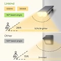 Miniatyrbillede 4 af 5: Udendørs solcellelamper med bevægelsessensor, IP67 vandtæt udendørs