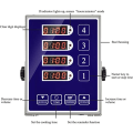 Miniatyrbilde 5 av 5: Kommersiell 4-kanals kjøkkentimer Restaurant Timer Høy Alarm C