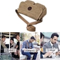 Pikkukuva 5 / 5: 10\" kangaskassi olkalaukku (unisex khaki), iPad-salkku, miehet/