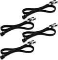 Sort, 4 briller ledning anti-slip ledning anti-tab ledning anti-læder