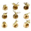 Miniatyrbillede 4 af 4: Messing Guld Dyre Krog Massiv Messing Frakke Krog Dør Tilbage Krog(Træk