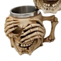 Miniatyrbillede 1 af 5: Halloween Gaver Rustfrit Stål Kranie Kaffe Kop Te Kop 3D
