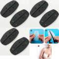 Miniatyrbilde 1 av 5: 6 stk/3 par (svart - ca. 9,5*5,3 cm) sklisikre puter for BH-stropper