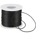 Miniatyrbillede 3 af 5: 1mm sort elastisk snor, 50m elastisk snor til armbånd