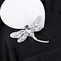 Miniatyrbillede 4 af 5: Dyre Brosche, Dragonfly Brosche, Dyreformet Krystal Broscher, R